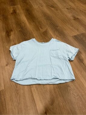 Light Blue Pocket Tee - Kids Shirts & Tops